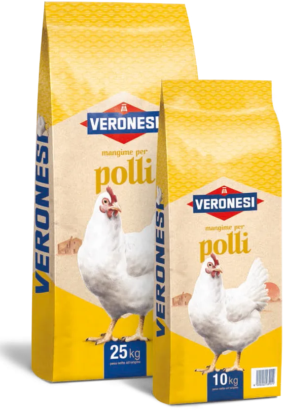 Mangime per polli, allevamento polli, Mangimi Veronesi