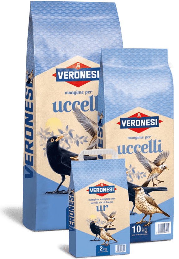 Mangime per uccelli, allevamento uccelli, Mangimi Veronesi